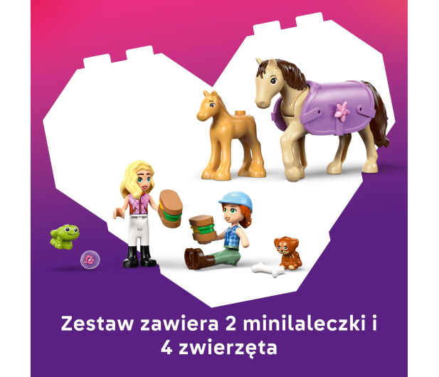 LEGO FRIENDS 42695 Przyczepa z koniem i źrebaczkiem - 1473471 - zdjęcie 7